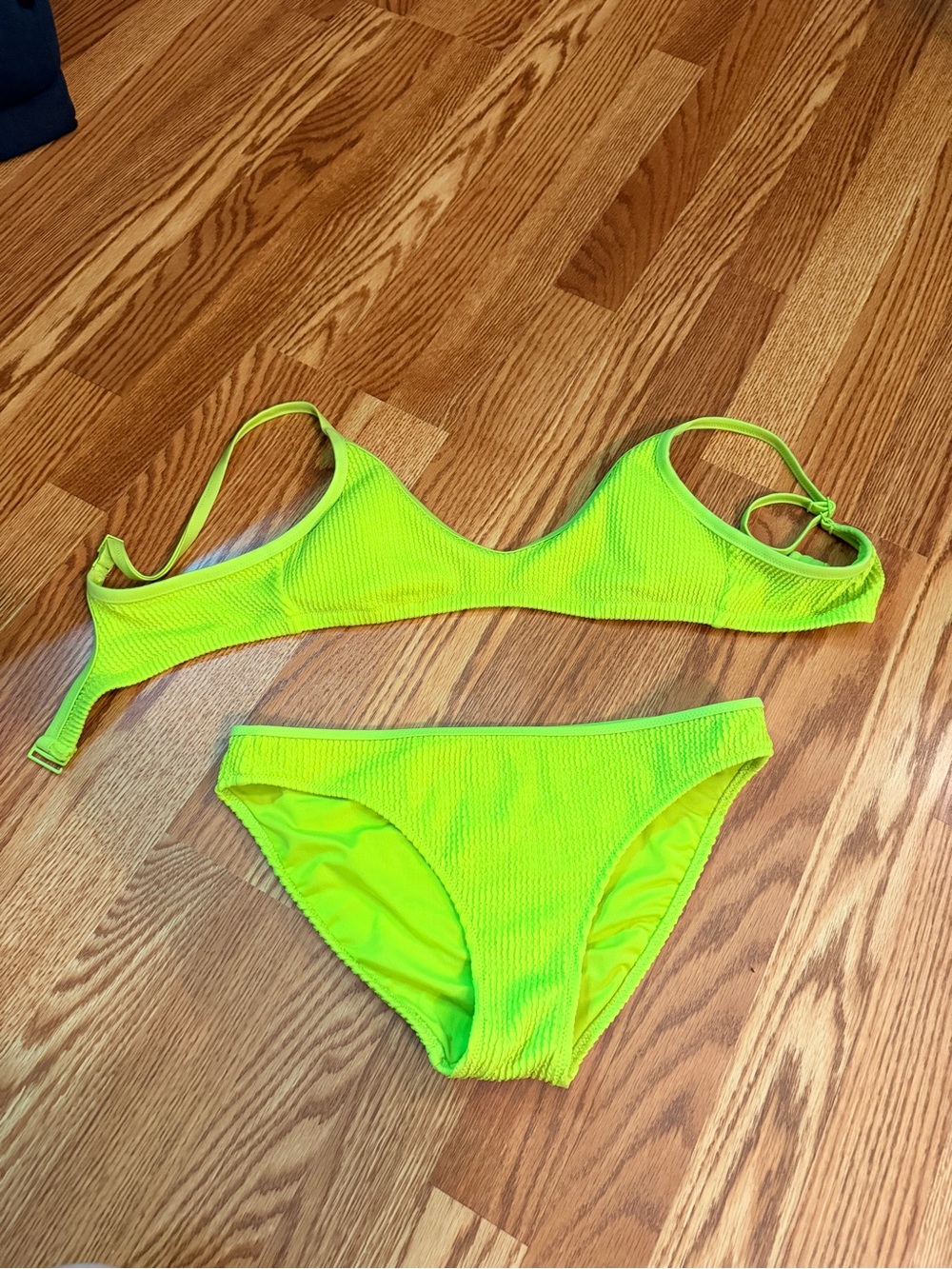 Lime green aerie bikini